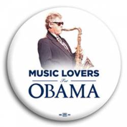 Music Lovers for Obama - Button