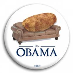 Couch Potatoes for Obama - Button