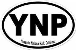 Yosemite National Park California  - Oval Sticker