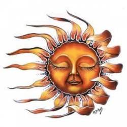 Sleeping Sun - Sticker