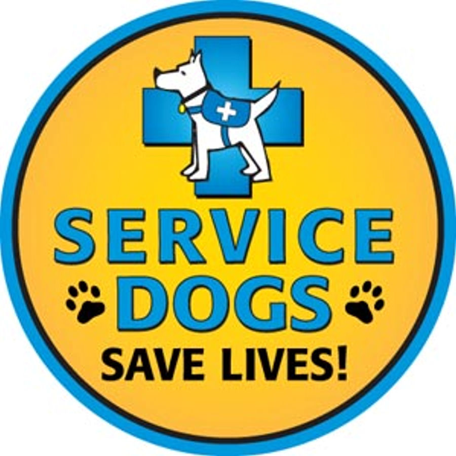 service-dogs-save-lives-circle-magnet-at-sticker-shoppe