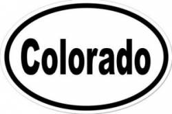 Colorado - Oval Sticker
