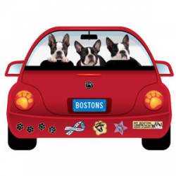Boston Terrier - PupMobile Magnet