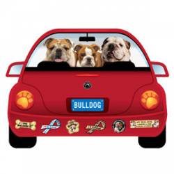 Bulldog - PupMobile Magnet