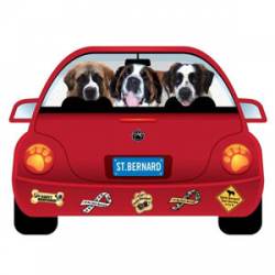 Saint Bernard - PupMobile Magnet