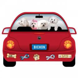 Bichon - PupMobile Magnet