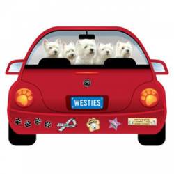 Westie - PupMobile Magnet