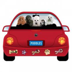 Poodle - PupMobile Magnet