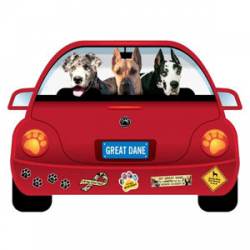 Great Dane - PupMobile Magnet