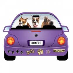 Boxer With Cropped Ears - PupMobile Magnet