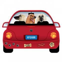 Afghan - PupMobile Magnet