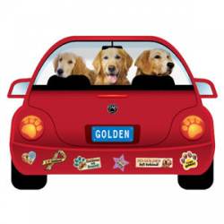 Golden - PupMobile Magnet