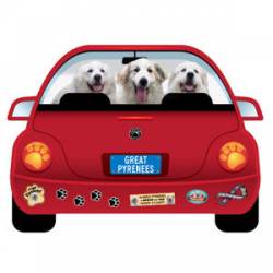 Great Pyrenees - PupMobile Magnet