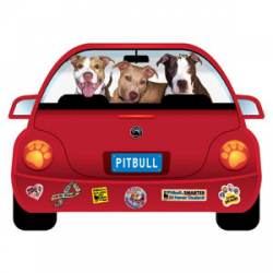 Pitbull - PupMobile Magnet