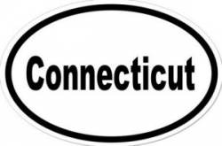 Connecticut - Oval Sticker