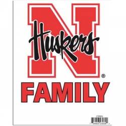 Nebraska Cornhuskers - Team Family Pride Decal