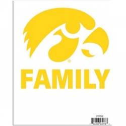 University Of Iowa Hawkeyes - Team Family Pride Decal