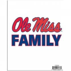 University Of Mississippi Ole Miss Rebels - Team Family Pride Decal