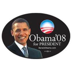 Barack Obama Oval 2008 - Sticker