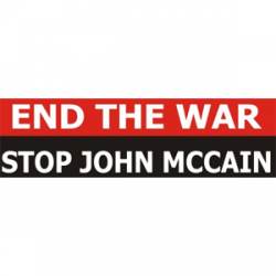 Stop John McCain - Sticker