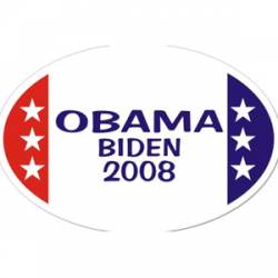 Obama Biden 2008 - Oval Sticker