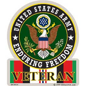United States Army Enduring Freedom Afghanistan Veteran - Prismatic ...