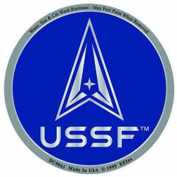 United States Space Force USSF - Round Prismatic Sticker