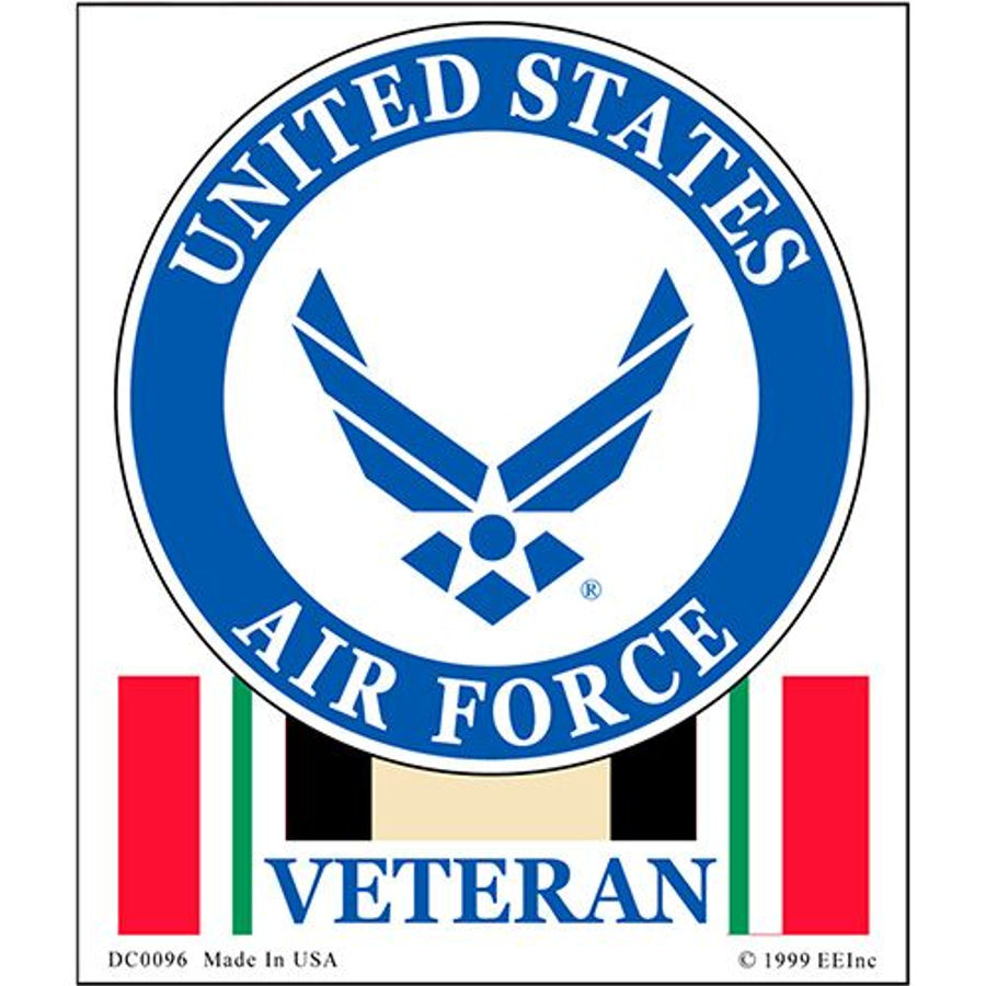 United States Air Force Iraqi Freedom Iraq Veteran - Vinyl Sticker at ...