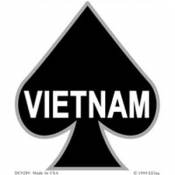 Vietnam Spade - Clear Window Sticker