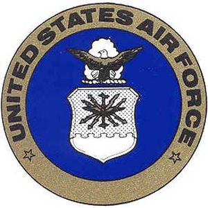 United States Air Force - Inside Window Decal at Sticker Shoppe
