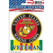 United States Marines Vietnam Veteran - Clear Window Decal