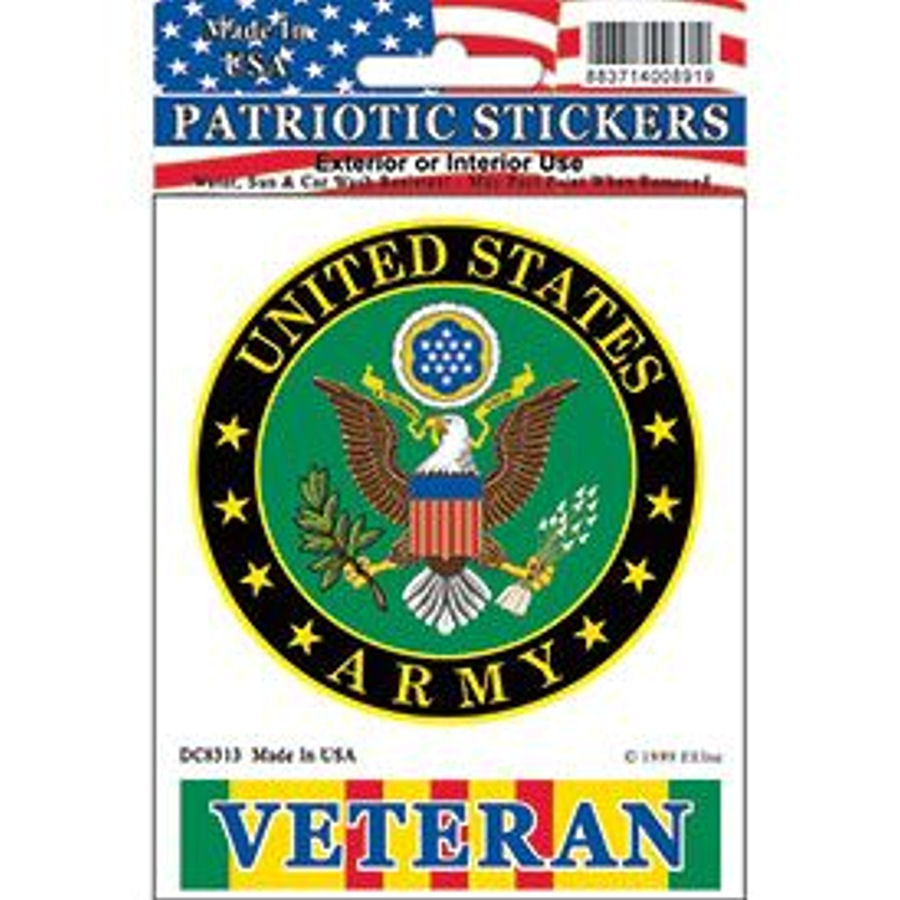 United States Army Vietnam Veteran Clear Window Decal At Sticker Shoppe