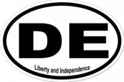 Liberty and Independence - Oval Sticker