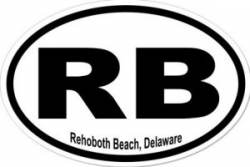 Rehoboth Beach Delaware - Oval Sticker
