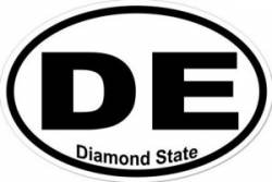 Diamond State - Oval Sticker