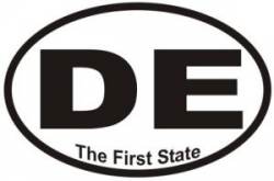 First State - Oval Sticker
