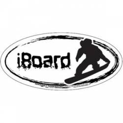 iBoard - Oval Decal