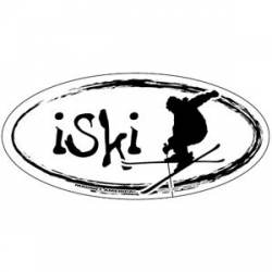 iSki - Oval Decal