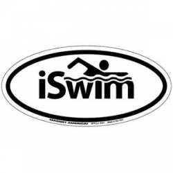 iSwim - Oval Decal