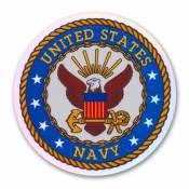 United States Navy - Round Holographic Sticker