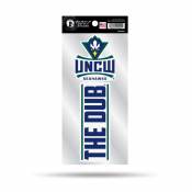 University Of North Carolina Wilmington Seahawks The Dub Slogan - Double Up Die Cut Decal Set