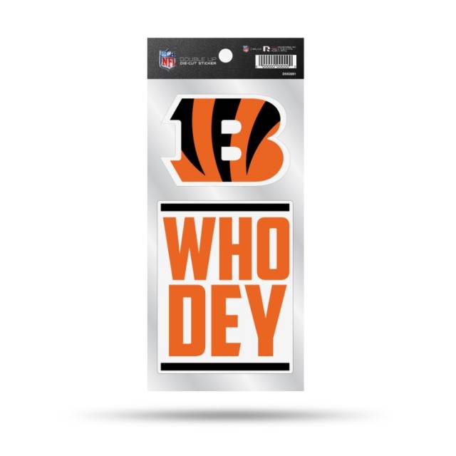 Cincinnati Bengals Retro Logo - 4x4 Die Cut Decal at Sticker Shoppe