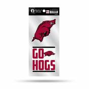 University Of Arkansas Razorbacks Go Hogs Slogan - Double Up Die Cut Decal Set