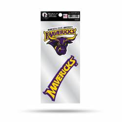 Minnesota State University Mankato Mavericks Slogan - Double Up Die Cut Decal Set