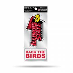 Illinois State University Redbirds - Double Up Die Cut Decal Set