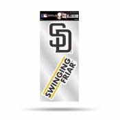 San Diego Padres Retro Logo - Set Of 4 Quad Sticker Sheet at Sticker Shoppe