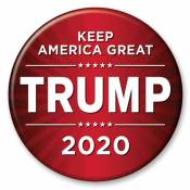 Trump 2020 Keep America Great Red - Campaign Button