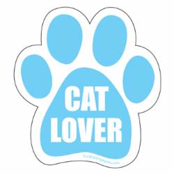 Cat Lover Blue & White - Paw Magnet