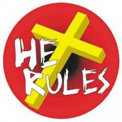 He Rules - Sticker