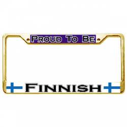 Finnish - License Plate Frame